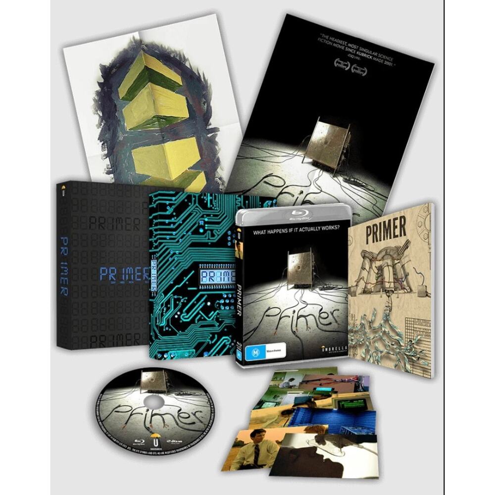 Primer 2004 Collector's Edition Blu-Ray Book Rigid case Slipcase Poster Artcards
